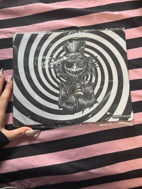 Black & White Spiral Mouse Pad